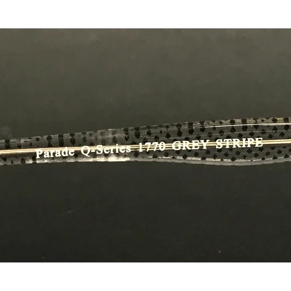 Parade Eyeglasses Frames Q-Series 1770 GREY STRIPE Cat Eye Full Rim 52-16-140
